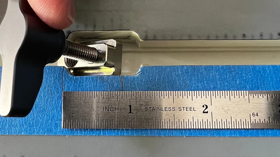Hydrofoil Wingscrews M8 Titanium Track Nut Set