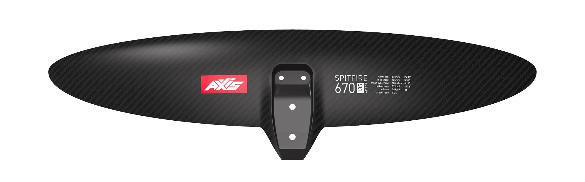 AXIS SPITFIRE CARBON HYDROFOIL FRONT WINGS