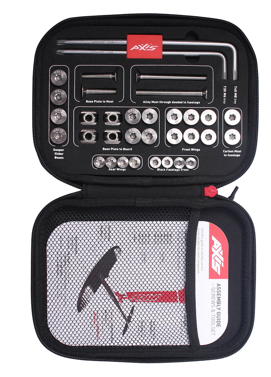 AXIS Titanium Screw Set open
