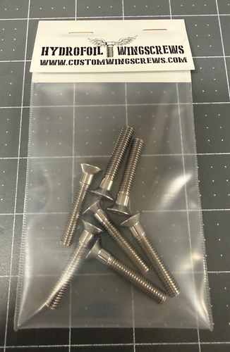 Hydrofoil Wingscrews Titanium M6x35 Screws - F4