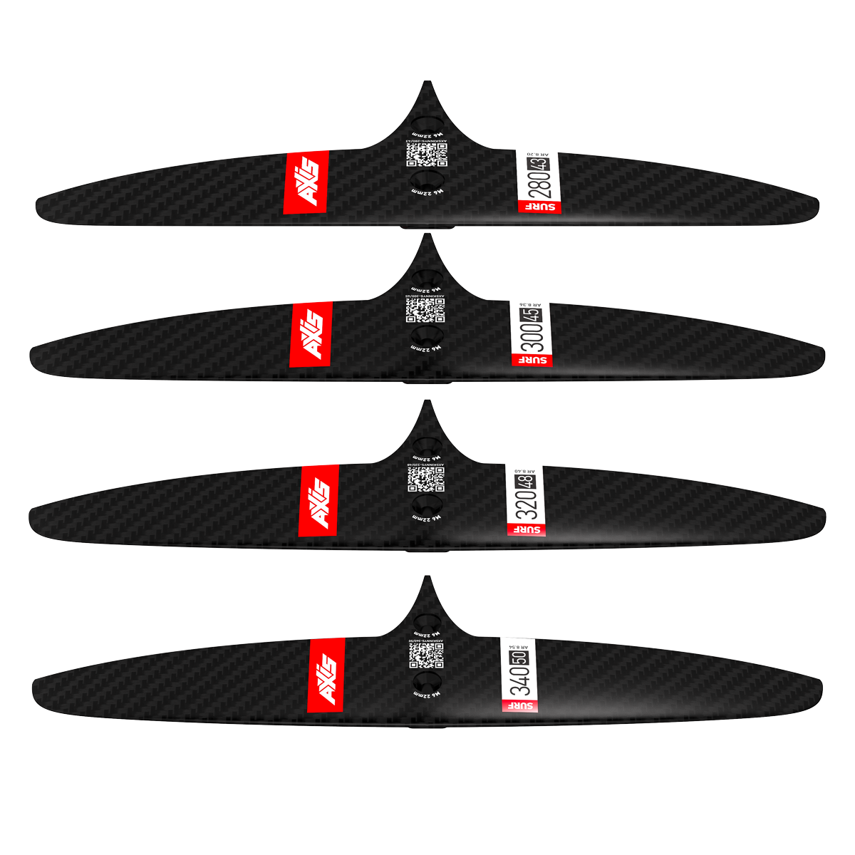 AXIS Surf Skinny rear wing family