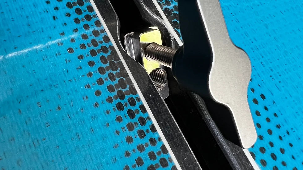 Hydrofoil Wingscrews M6 Titanium Track Nut Set