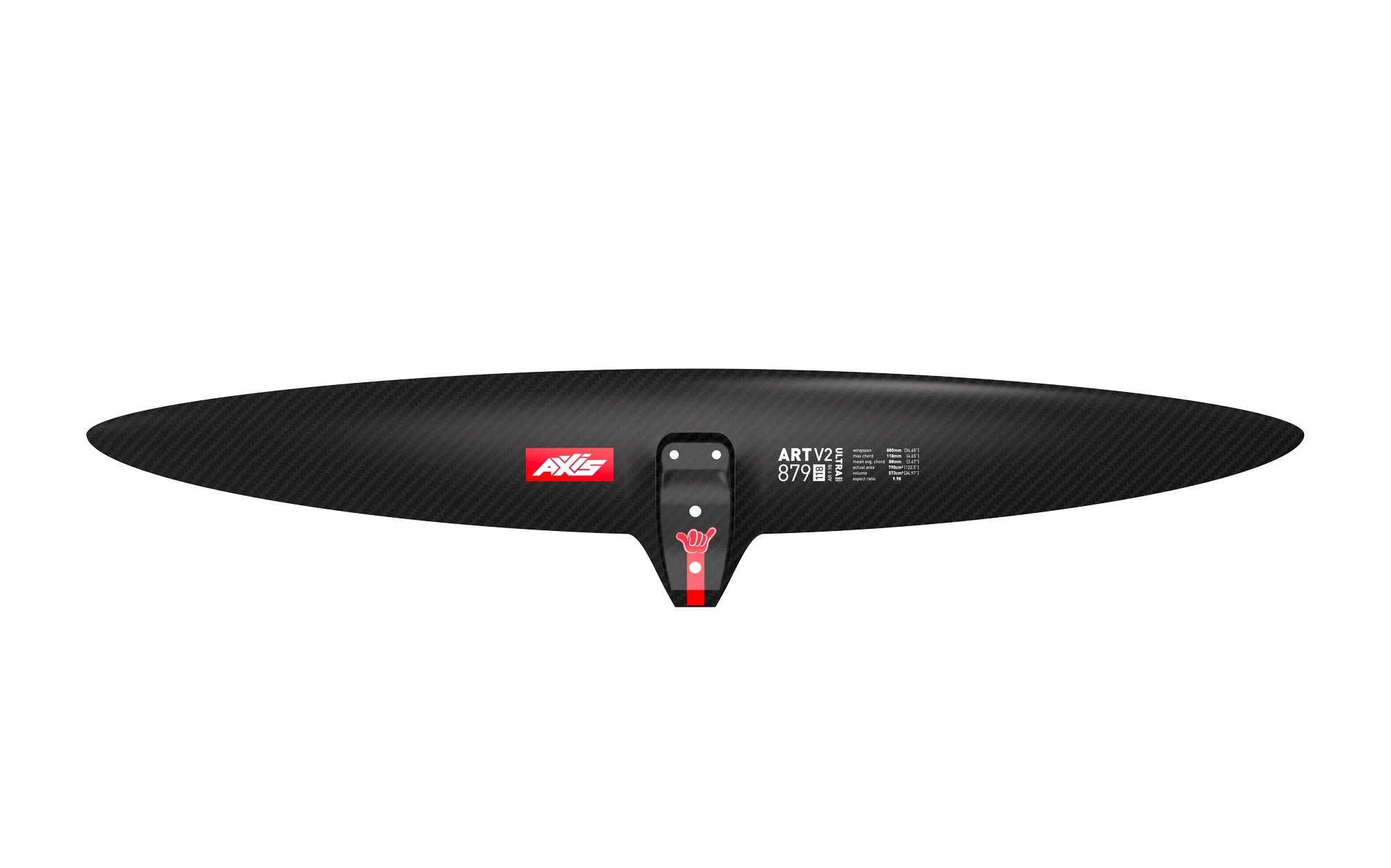 AXIS ART V2 CARBON HYDROFOIL FRONT WINGS