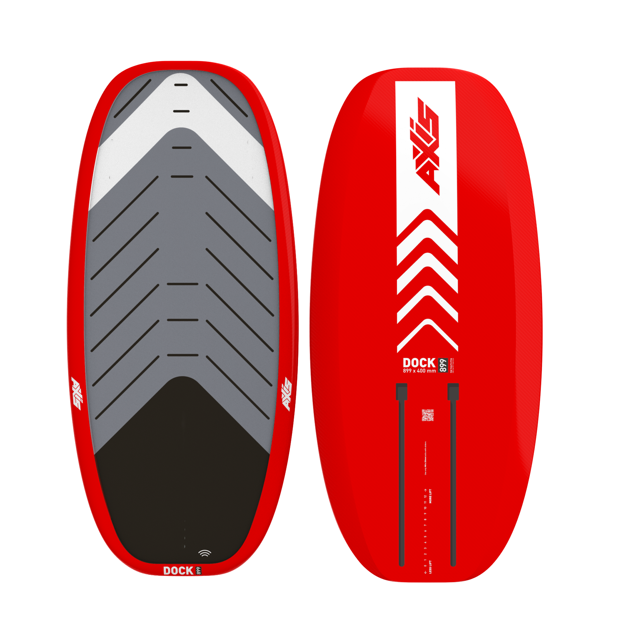 AXIS Dock 899 Red Fibreglass - top view