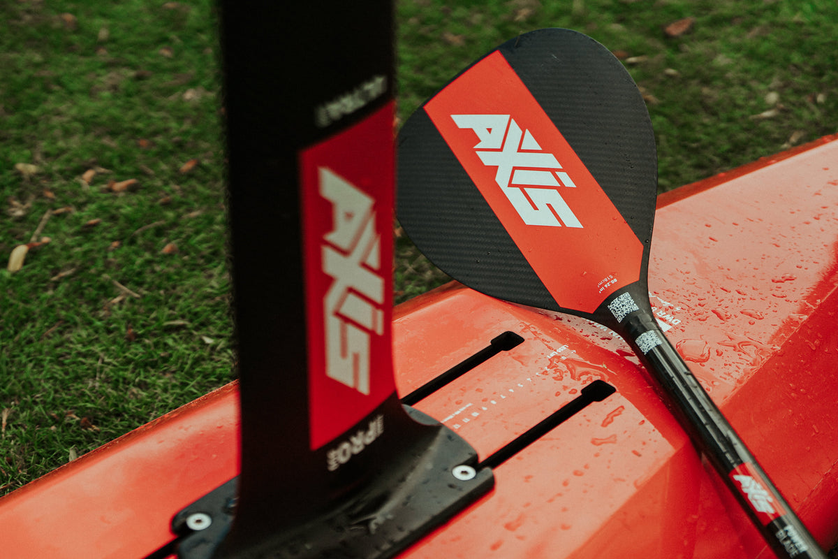 AXIS Power Blade Carbon Paddle in use