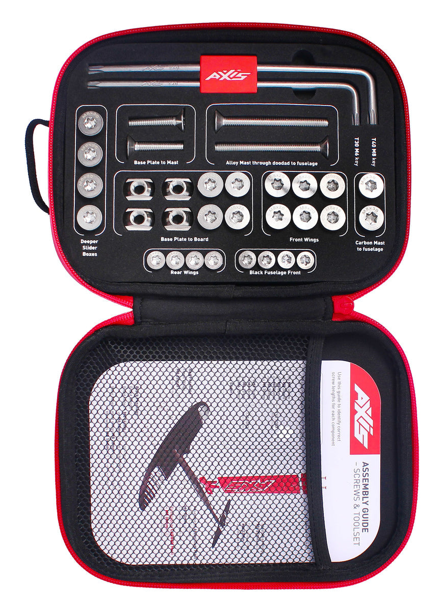 AXIS Stainless Steel Screw Set open