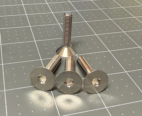 Hydrofoil Wingscrews Titanium M6 Large Head Screws
